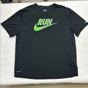 Nike Men's Black Dri-FIT Run T-Shirt